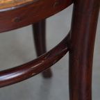 Set Van 5 Charmante, Zeer Elegante Antieke Thonet Design Bistro/ Eetkamerstoelen thumbnail 19