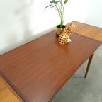 Fineer Uitschuifbare Eettafel, Vintage Tafel thumbnail 10