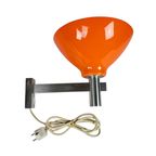 Space Age - Vintage - Aluminium Wandlamp Met Kunststof Kap - Mid Century thumbnail 9