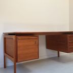 Vintage Teak Houten Bureau thumbnail 6