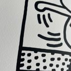 Keith Haring (1958-1990). Untitled,1984, Copyright Keith Haring Foundation, Printed In The Uk thumbnail 9