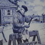 Tegelschilderij Klompenmaker thumbnail 5