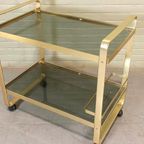 Vintage Trolley Barcart Serveerwagen, Av Handwerk thumbnail 13