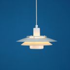 Fantastische Jeka Metaltryk Hanglamp | Deens Ontwerp | Lampje Uit De Jaren 70 | Model Gloria 3030 thumbnail 3