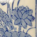 Porseleinen Thee Bewaar Pot Met Dop Blauw Wit thumbnail 9