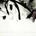 Lithograph By Elaine De Kooning (1918 - 1989) Original Signed. Willem De Kooning thumbnail 4