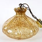 Barovier & Toso - Glas Met Gouddeeltjes - "Foglia D'Oro" - Mid Century thumbnail 3