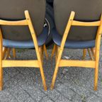 Set Van 4 Midcentury Eetkamerstoelen thumbnail 7