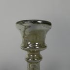 Set Van 2 Kwikzilveren Kandelaars, Rond 1900 (armeluiszilver) thumbnail 14