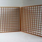 Vintage Scandinavische Houten Traliewerk Plafondplaten/ Traliepanelen, 1970S thumbnail 4