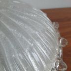 Vintage Ijsglas Plafondlamp Plaffoniere Wandlamp thumbnail 10