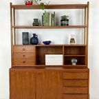 Scandinavisch Teak Fineren Boekenkast Forsol thumbnail 9