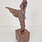 Beeldje Josep Bofill "Windbruid" Dansende Vrouw Ballerina thumbnail 4