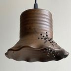 Jan De Graaf Hanglamp, Vintage, Bruin Keramiek thumbnail 4