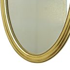 Klassieke Ovale Gouden Spiegel Lint Decoratie Frankrijk 58Cm thumbnail 3