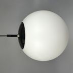 Vintage Raak Hanglamp / Bollamp, B1153 "ochtendnevel" thumbnail 11