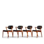 Reupholstered Z-Chair : No. 42 By Kai Kristiansen For Slagelse Mobelvaerk, 1960S, Set Of 6 thumbnail 8