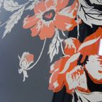 Vintage Salontafel Met Glazen Blad En Schuine, Taps Toelopende Poten thumbnail 16