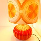 Retro Schemerlamp Oranje Jaren 70 Stijl Lamp Retro Lamp thumbnail 6