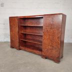 Compleet Wortelhouten Art Deco Bureau thumbnail 10