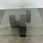 Vintage Modular Coffee Table Marble Glass Italy ‘70 thumbnail 9