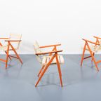 Set Of 3 Chairs / Tuinstoelen From Gio Ponti For Fratelli Reguitti thumbnail 2