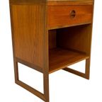 Vintage Arne Wahl Iversen Bijzettafel Nachtkastje 60's Teak thumbnail 12