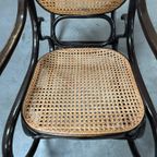 Jaren '60' Michael Thonet Schommel Stoel thumbnail 11