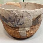 Grote Handgemaakt Keramische Wabi Sabi Schaal / Pot thumbnail 11