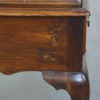 Prachtige, Charmante Vroeg 18E Eeuwse Engelse Eikenhouten Kast/ Chest On Stand/ Highboy thumbnail 12