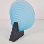Postmoderne Wandlamp Mazzega Murano Glas Italië ´80 Blauw thumbnail 5