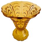 Artdeco Vaas Amber Glas 1930’s thumbnail 3