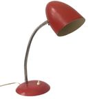 Retro Rood Roze Bureaulamp Vintage Jaren 50 thumbnail 5