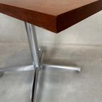 Vintage Verrijdbare Tafel – Teak En Chroom thumbnail 9