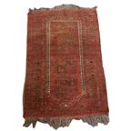 Uniek Oud Oosters Vloerkleed Met Voornamelijk Rood Tinten 119X73Cm thumbnail 2