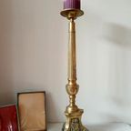 Hoge Messing Kerk Kandelaar thumbnail 5