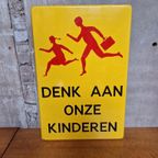 Vintage Verkeersbord Metalen Bord thumbnail 2