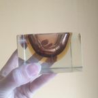 Flavio Poli Murano The Cube Glazen Asbak Vintage Design thumbnail 13