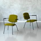 Van Elsrijk Fauteuil 2X Rudolf Wolf Vintage Groen Prijs P/St thumbnail 2