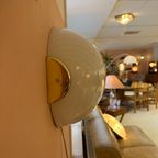 Oval Wall Or Ceiling Lamp Made Of Murano Glass thumbnail 6