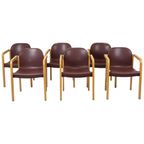 Set Van 6 Vintage Design Stoelen Dolmas Kembo Jb Meijer Jaren 80 thumbnail 15