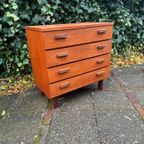 Teak Mid Century Ladekast , Jaren 60 thumbnail 5