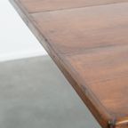 Tijdloze Antieke Engelse Pinewood Eettafel Voor 6 Tot 8 Met Een Eiken Onderstel thumbnail 14
