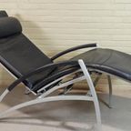 Vintage Interprofil 'Pax' Design Leren Recliner Fauteuil thumbnail 2