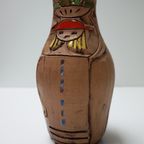 Vintage Aardewerken Vaas Fratelli Fanciullaci, Italy 50-60 thumbnail 3