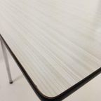 Vintage Formica Eettafel | Campingtafel Wit Formica thumbnail 5