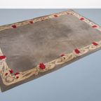 Vintage Limited Edition Italian Rug / Vloerkleed ‘tulipano’ From Voghi For Villa D’este thumbnail 2