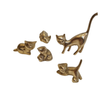 Koperen Katten 5 Stuks thumbnail 2