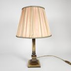 Herda Holland - Dutch Design - Model T 9670 - Brons - Messing - Kolom Tafellamp - Neoklassieke St thumbnail 4