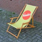 Vintage Houten Strandstoel Inklapbaar thumbnail 2
